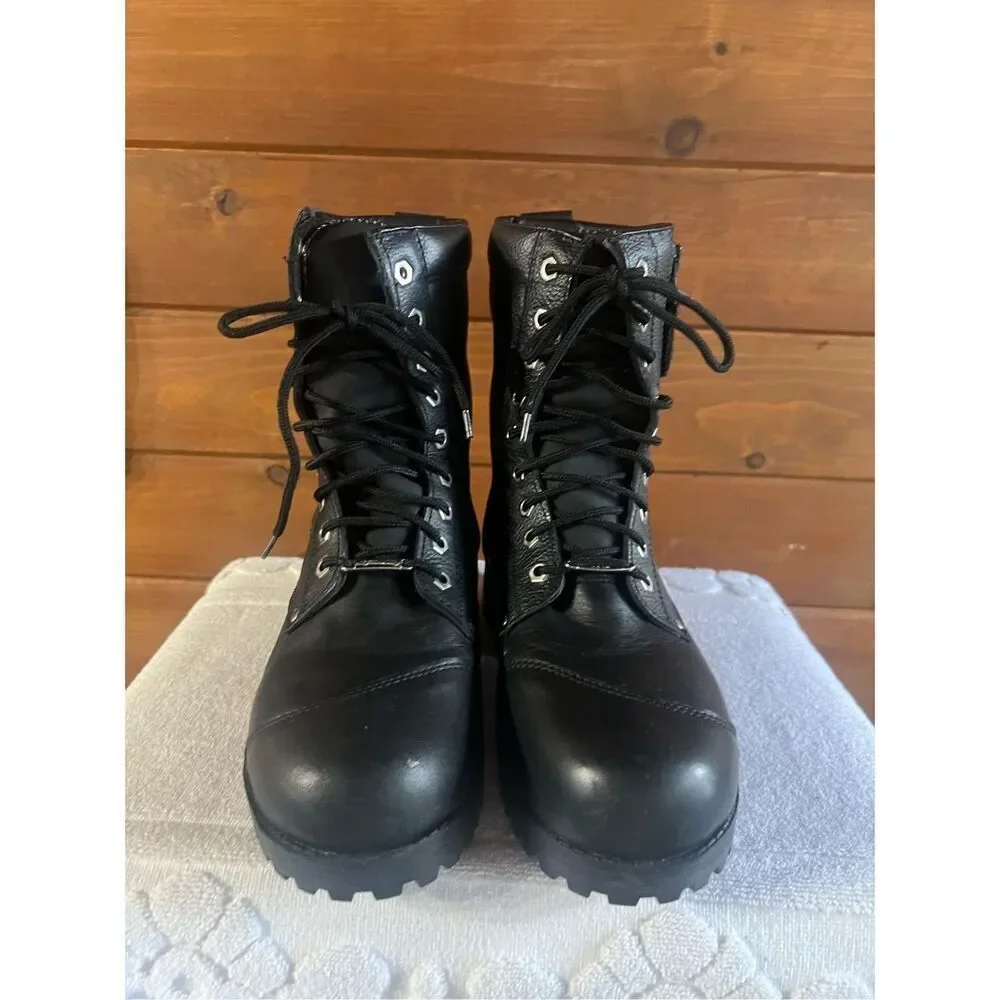 Tourmaster Coaster WP Mens Road Boots Black Sz 8.5 NIB